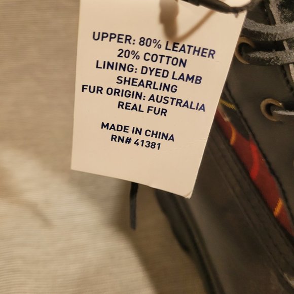 Polo by Ralph Lauren Udel Duck Boots, Shearling lined, size 11.5 - Picture 7 of 7